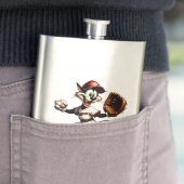 Goofy Cat honkbalwerper eindigt Flacon (Voorbeeld)