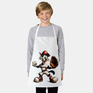 Goofy Cat honkbalwerper eindigt Schort