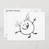 Goofy Doodle Guy Briefkaart (Voorkant / Achterkant)