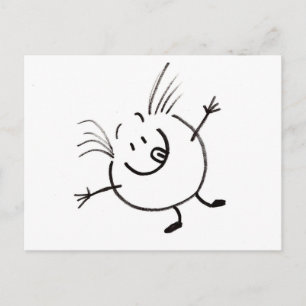 Goofy Doodle Guy Briefkaart