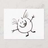 Goofy Doodle Guy Briefkaart (Voorkant)