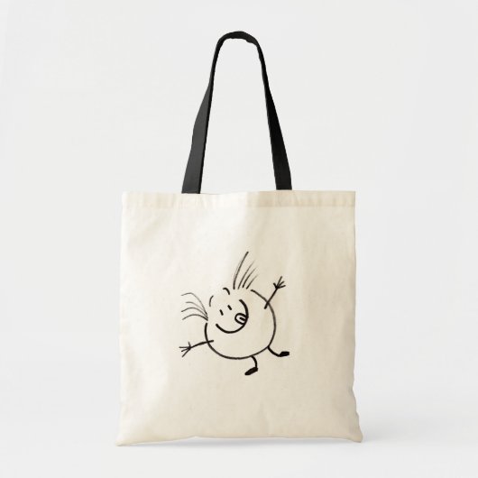 Goofy Doodle Guy Canvas tas (Voorkant)