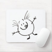 Goofy Doodle Guy Mousepad Muismat (Met muis)