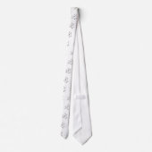 Goofy Doodle Guy Stropdas (Achterkant)