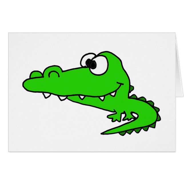 Goofy Gator Cartoon (Voorkant Horizontaal)