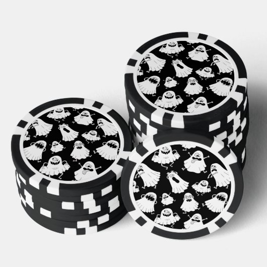Goofy Ghosts Poker Chips (Opstapeling)