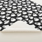Goofy Ghosts Sherpa Blanket Sherpa Deken (3/4)