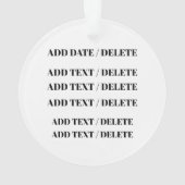 Goofy Golf Ornament (achterkant)