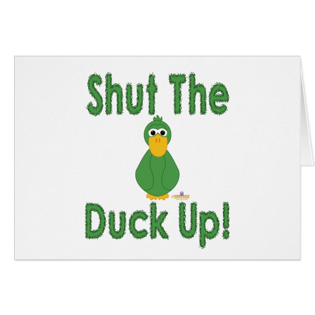 Goofy Green Duck Ferme Le Canard (Devant horizontal)