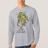 Goofy Green Turkey Gobble T Shirt (Voorkant)