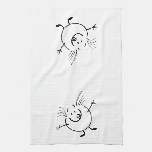 Goofy Guy Kitchen Towel Theedoek (Verticaal)