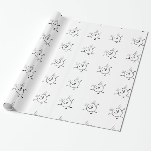 Goofy Guy Wrapping Paper Cadeaupapier (Uitgerold)