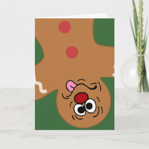 Goofy Koekje van het Man van de Peperkoek Feestdagen Kaart