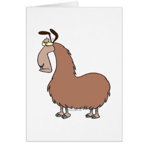goofy llama cartoon