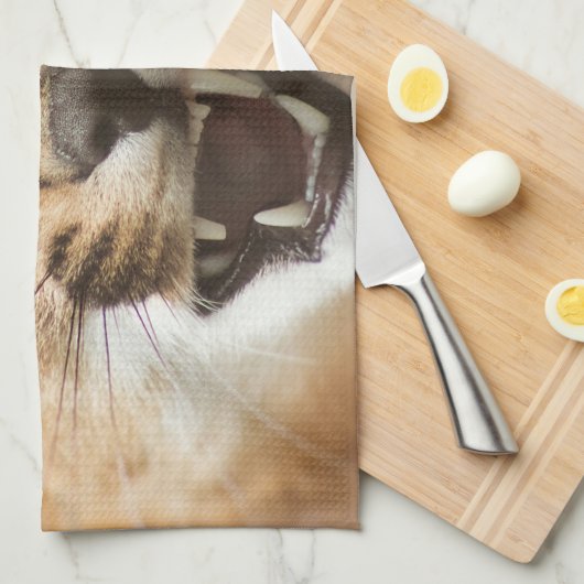 Goofy Lynx Theedoek (Quarter Fold)