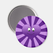 Goofy Purple Heart Magnet (Recto/Verso)