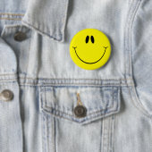 Goofy Smile Face Ronde Button 5,7 Cm (In situ)