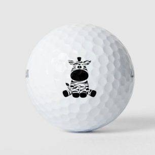 Goofy Zebra Golfballen