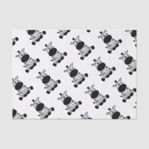 Goofy Zebra Tissuepapier