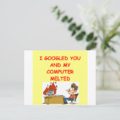 google-liefde briefkaart (Staand voorkant)