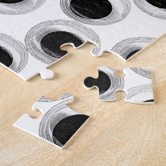 Google-oogpatroon - transparante achtergrond legpuzzel (Zijkant)