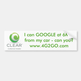 GOOGLE OP 6 Mps Bumpersticker