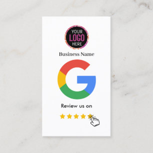 Google Review avec QR Code Link cg Carte de visite