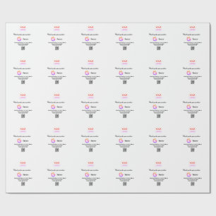 Google review business logo Scan QR review Cadeaupapier