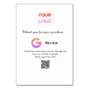 Google review business logo Scan QR review Kaart