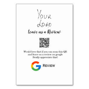 Google review business logo Scan QR review Kaart