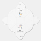 Google review business logo website scan QR-code Bedankdoosjes (Ongevouwen)