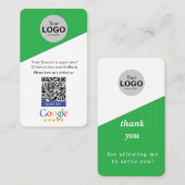 Google Review Kaart Visitekaartje (Voorkant / Achterkant)