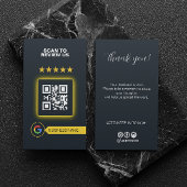Google Review Mijn Business Script Dank u QR Code Visitekaartje