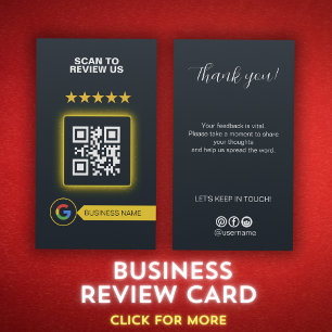 Google Review Mijn Business Script Dank u QR Code Visitekaartje