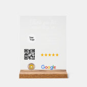 Google Review My Business Black Qr Code Logo (Recto)