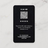 Google Review Premium Cartes (Dos)