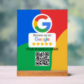 Google Review QR Code Colorful Business (Neutre)