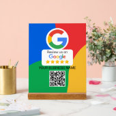 Google Review QR Code Colorful Business (Mariage)