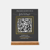 Google Review QR Code Sign - Entreprise personnali (Recto)