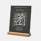 Google Review QR Code Sign - Entreprise personnali (Angle)