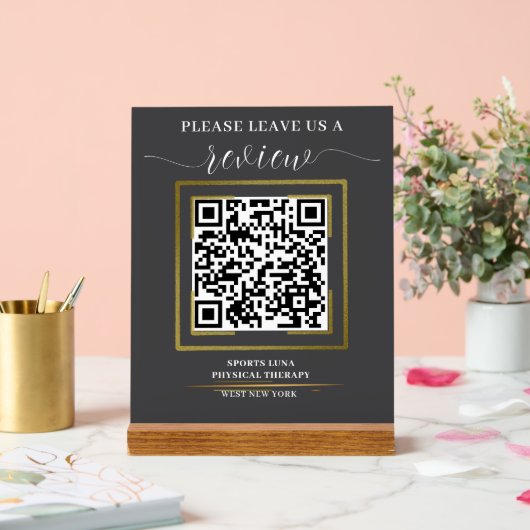Google Review QR Code Sign - Entreprise personnali (Mariage)