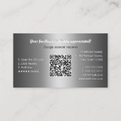 Google Review QR-code Visitekaartje (Achterkant)