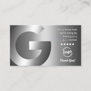 Google Review QR-code Visitekaartje