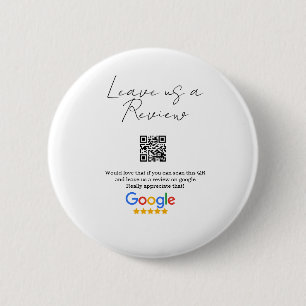 Google review zakelijk logo Scan QR review Ronde Button 5,7 Cm