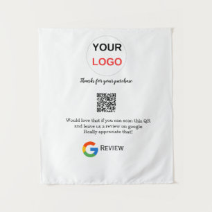 Google review zakelijke logo Scan QR review Wandkleed