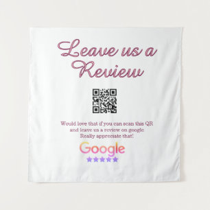 Google review zakelijke logo Scan QR review Wandkleed