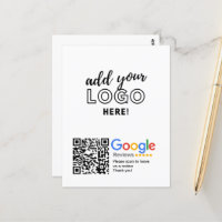 GOOGLE REVIEWEN QR-code Custom Branded