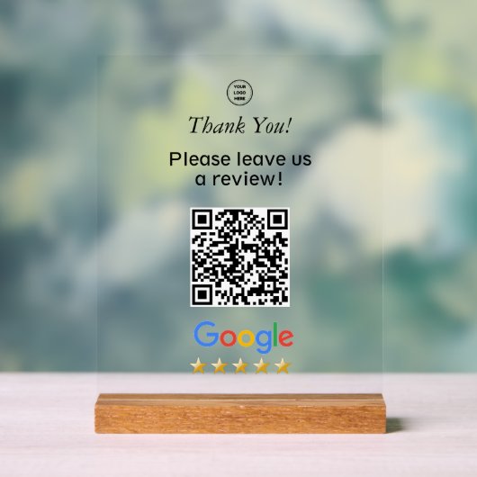 Google Scan To Leave A Review QR Code (Neutre)