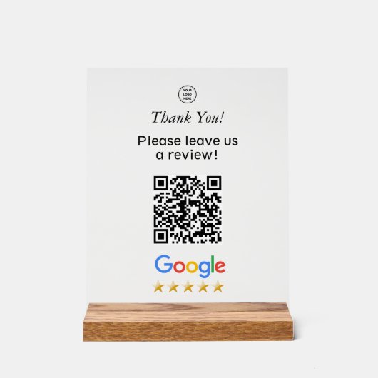 Google Scan To Leave A Review QR Code (Recto)