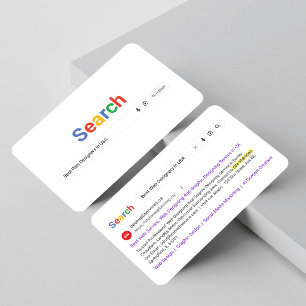Google Zoeken, Zoekresultaten, Geïnspireerd door G Visitekaartje